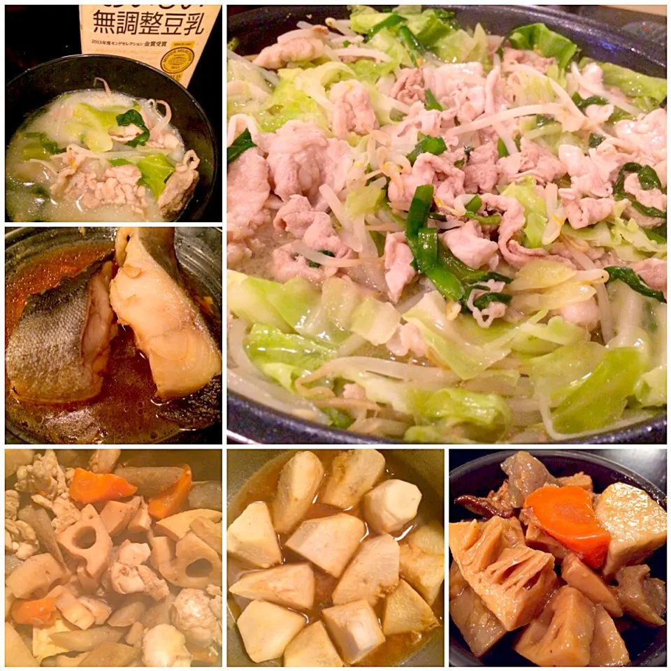 Today's Dinner🍴Garlic salt butter pot of pork&cabbage🍲豚肉とｷｬﾍﾞﾂのﾆﾝﾆｸ塩ﾊﾞﾀｰ鍋|🌈Ami🍻さん