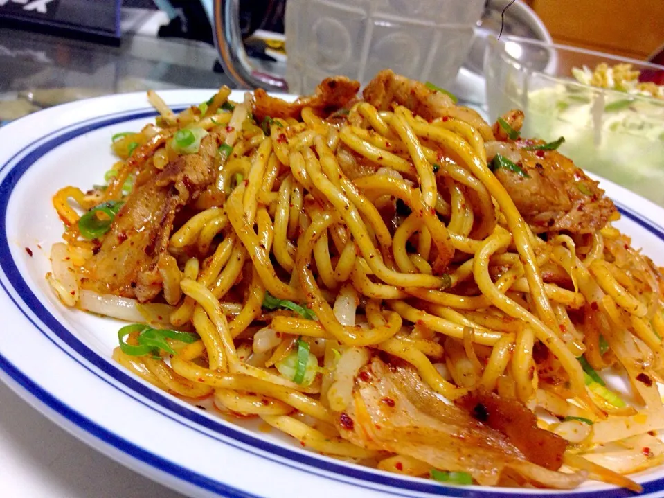 豚バラみょうがのナンプラー焼きそば|虎キチ6さん