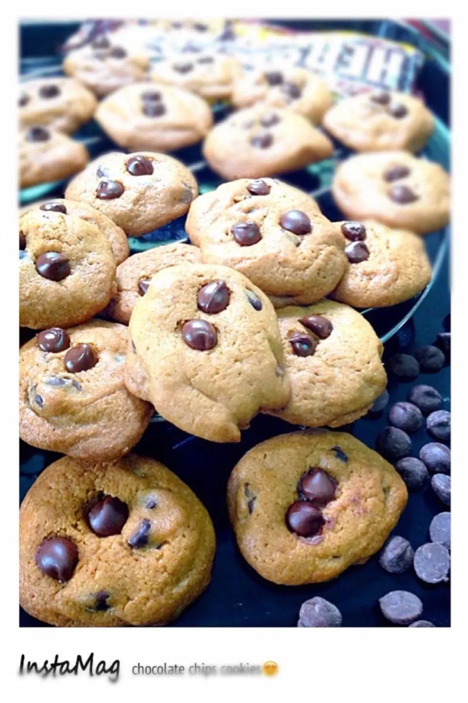 Chocolate chips cookies😍|🍃aeyafternoon🌾さん