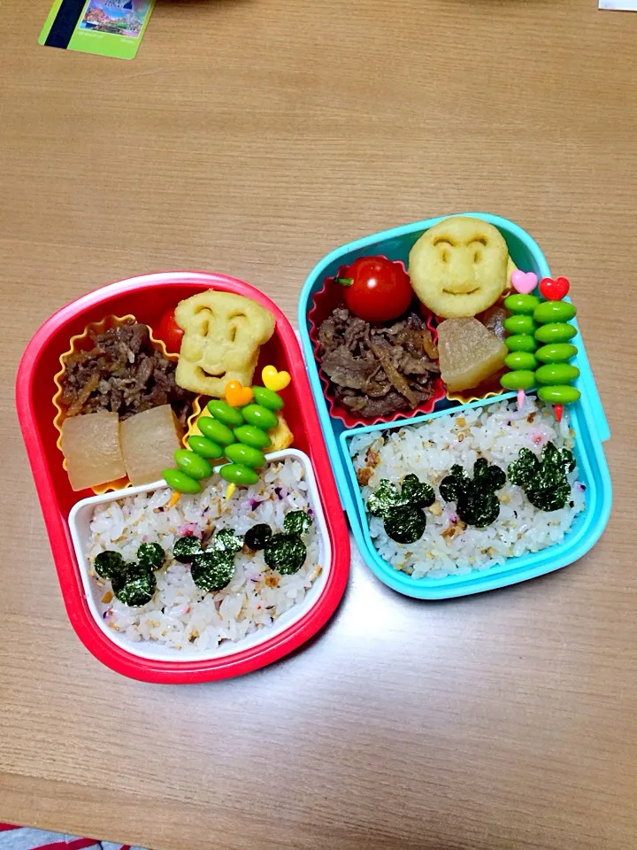 牛のしぐれ煮お弁当。|そらおママさん