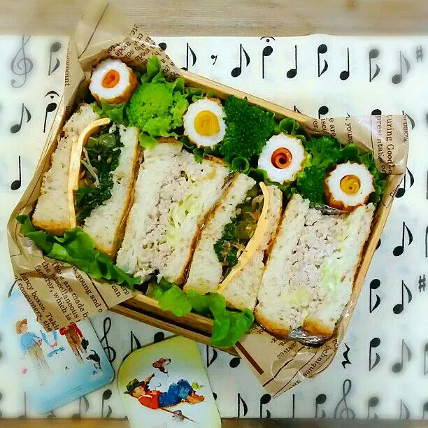 旦那さんの朝ごパン弁当♪|kyujaさん