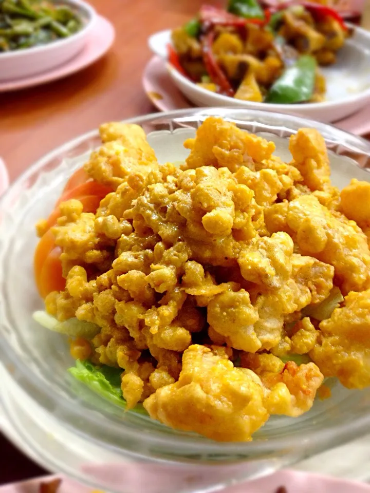 Salted egg yolk prawn|Funky Chefさん