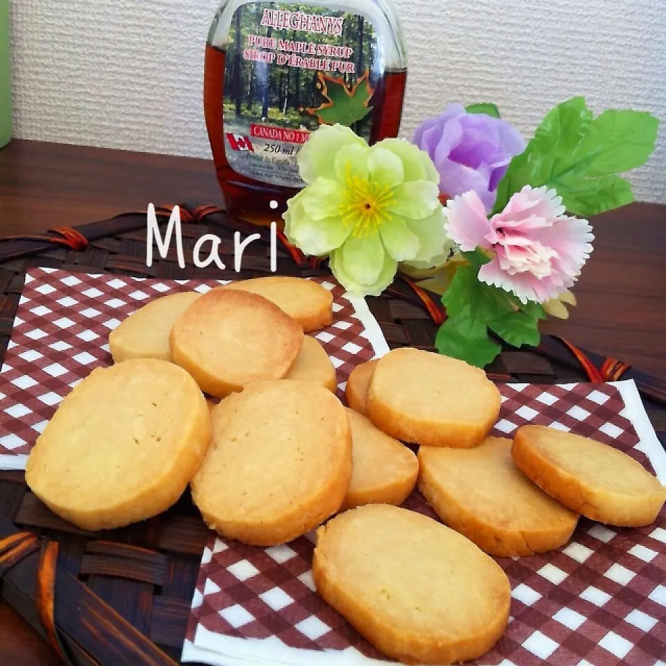 メープルじゅわ〜💗さっくさく💗メープルクッキー|Mariさん