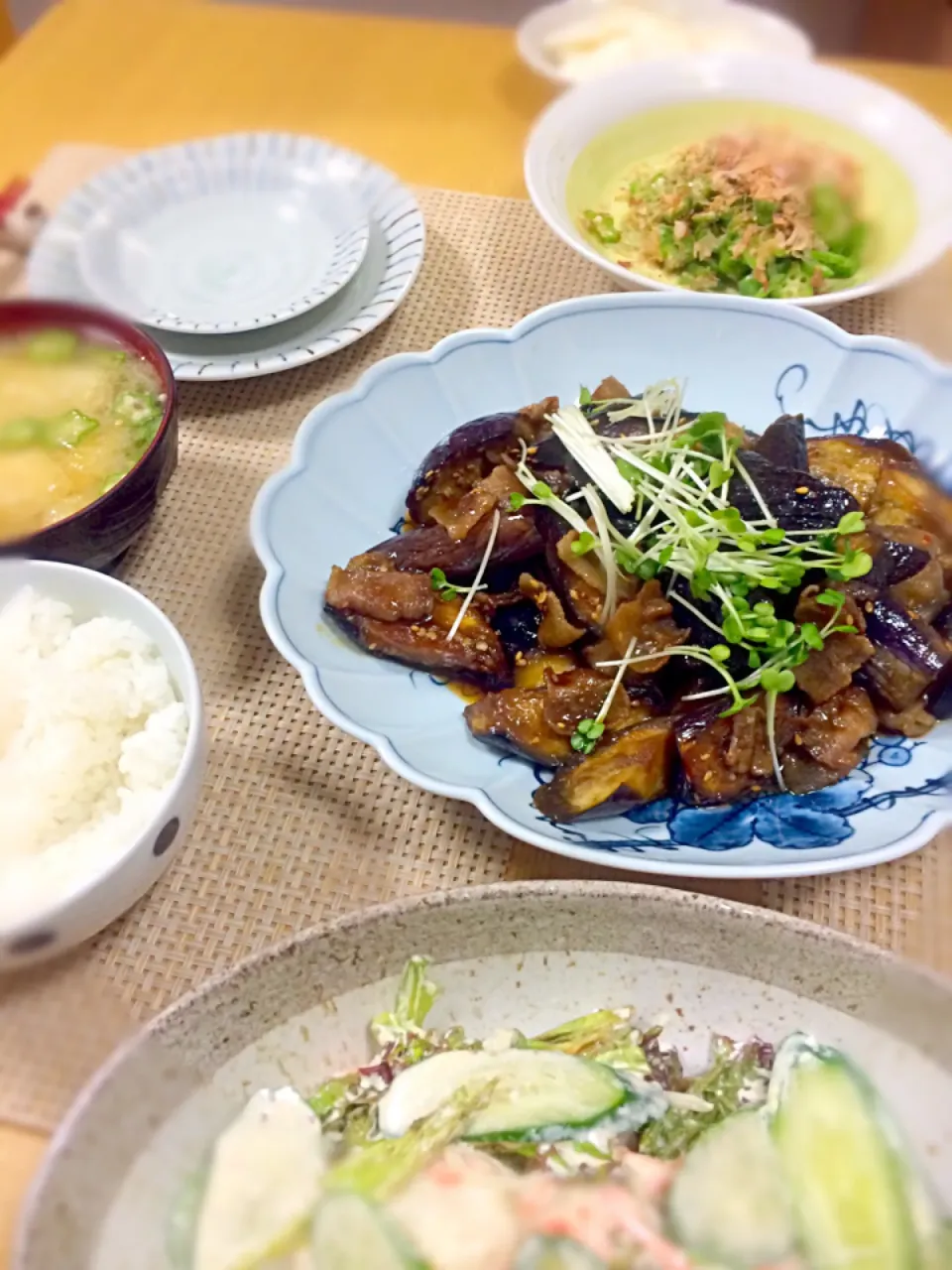 茄子の味噌炒め|ポンポコたまこさん