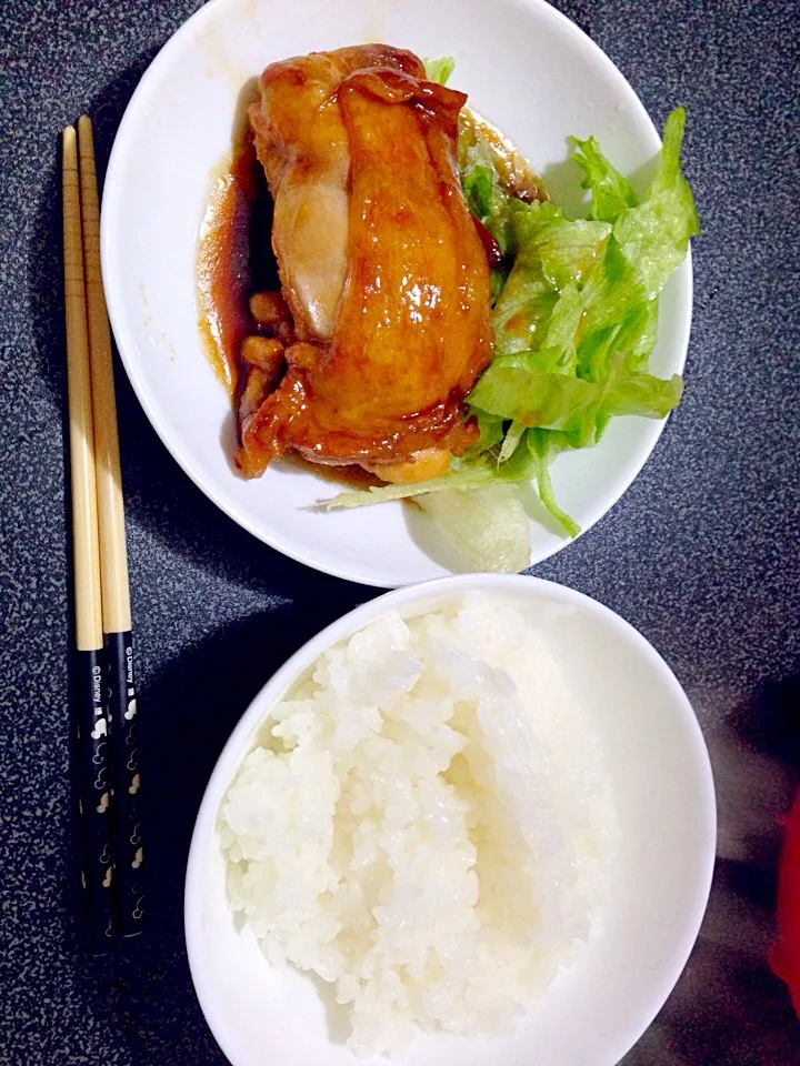 鳥の照り焼き|山根あみさん