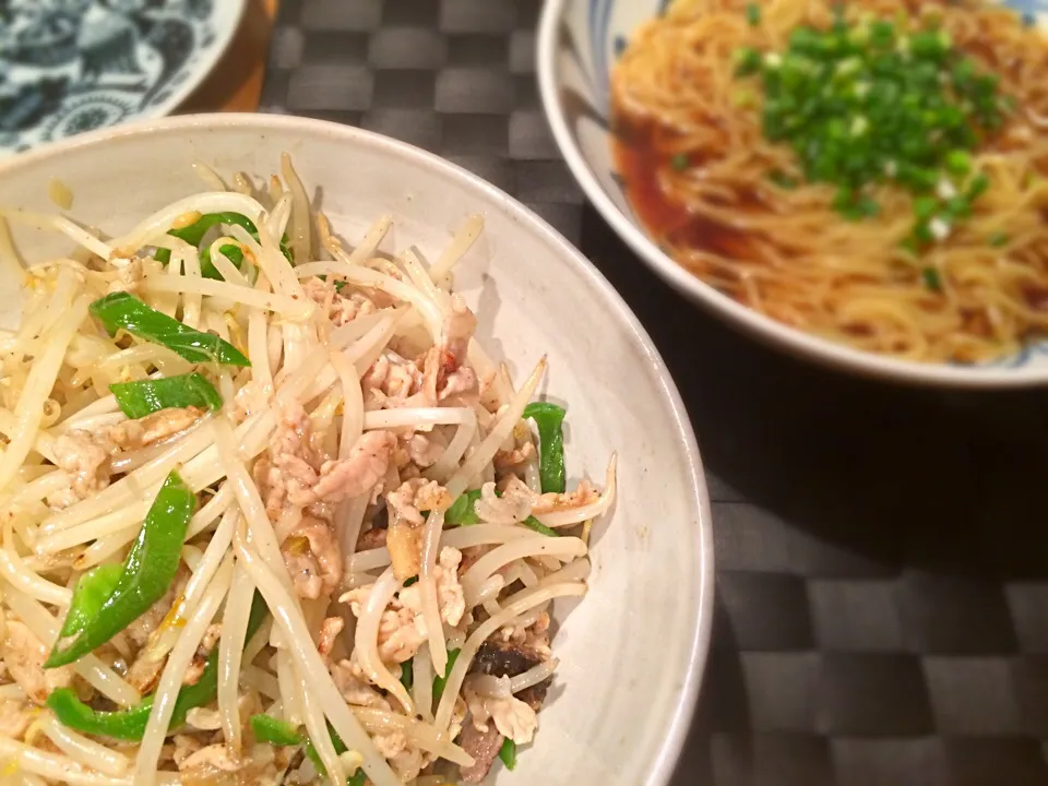 肉入りシャキシャキもやし炒め ラーメンに後乗せ👍|doc3387さん