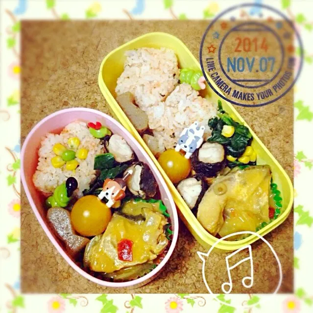 Snapdishの料理写真:2014/11/7  お弁当|もっさんさん