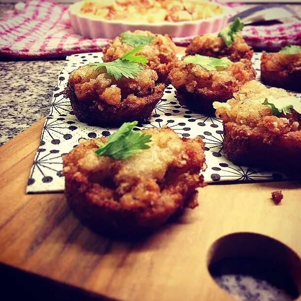 Putti Thai toast with shrimps.  タイ風プチエビトースト|Yuka Nakataさん