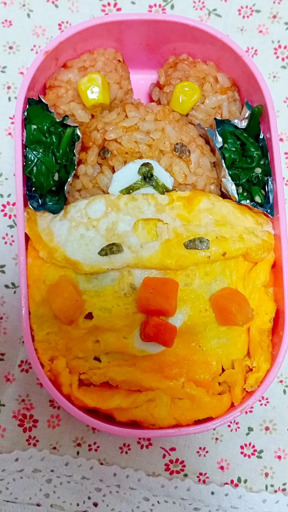 Snapdishの料理写真:リラックマ弁当？|かにぱん♡さん