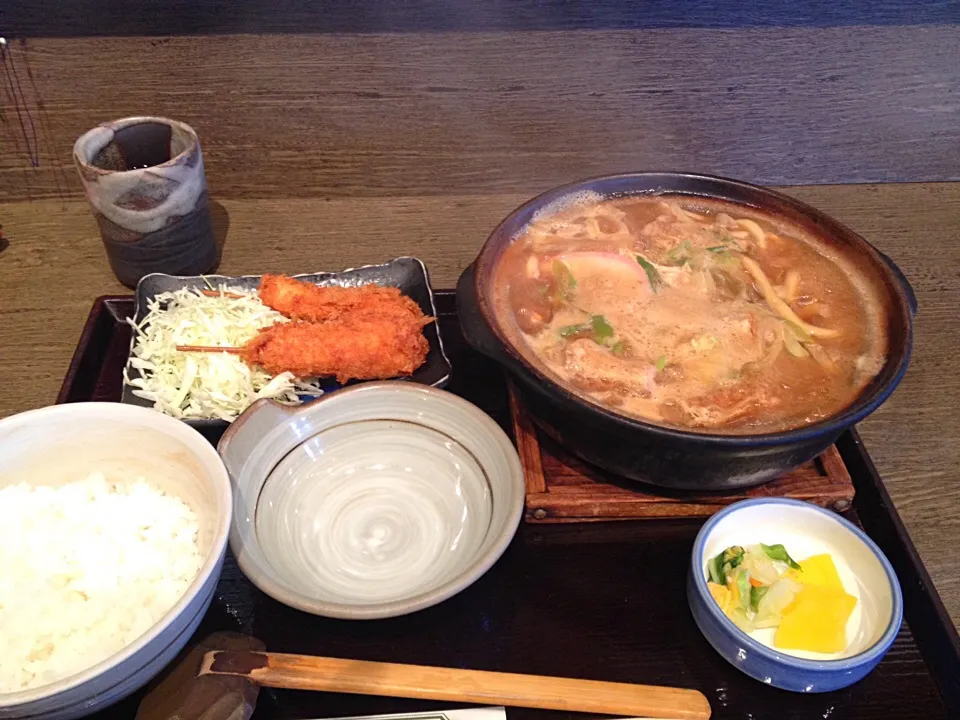 味噌煮込みうどん定食|れなさん