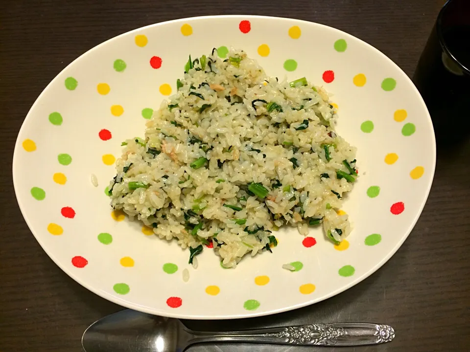 ほうれん草とツナのチャーハン|tsuzukiさん