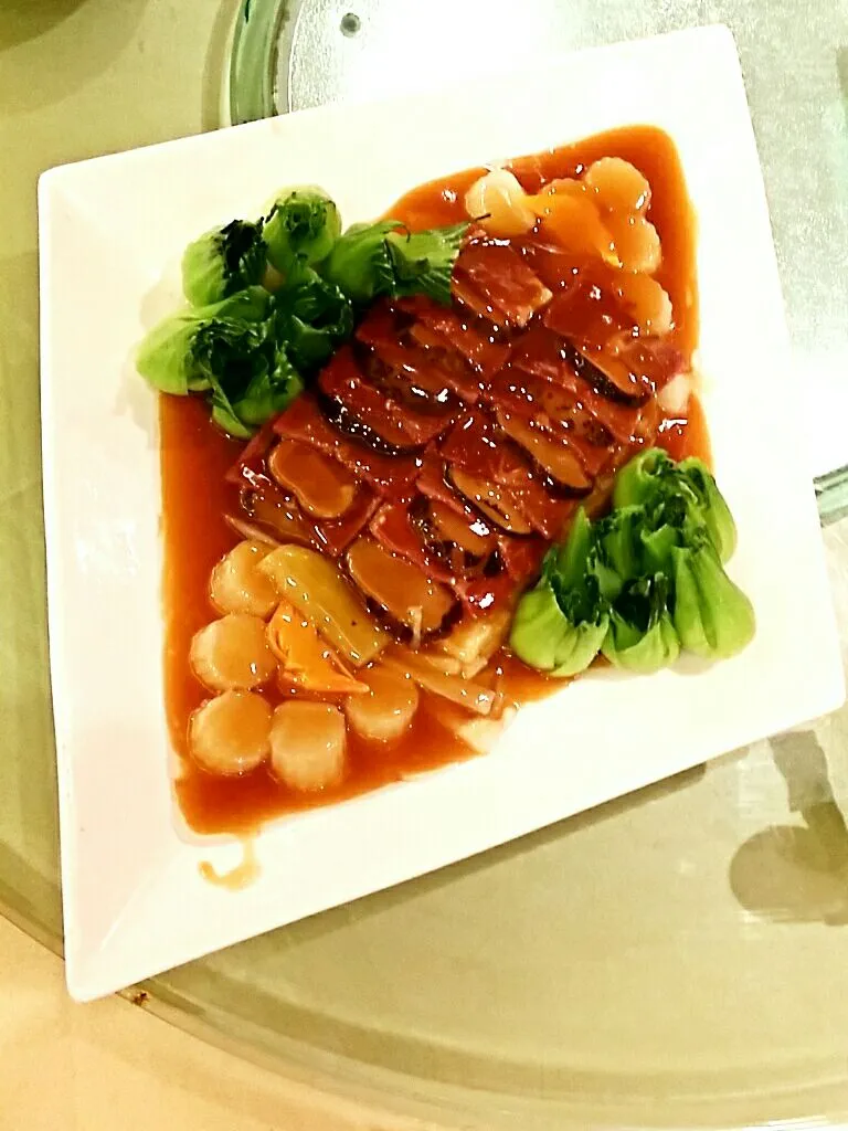 火腿燴三蔬 Three vegetable braised with Chinese style sliced ham|Connie  Chuiさん