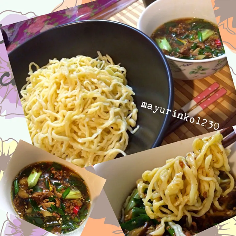 Snapdishの料理写真:主人作☆手打ちつけ麺|em12415さん