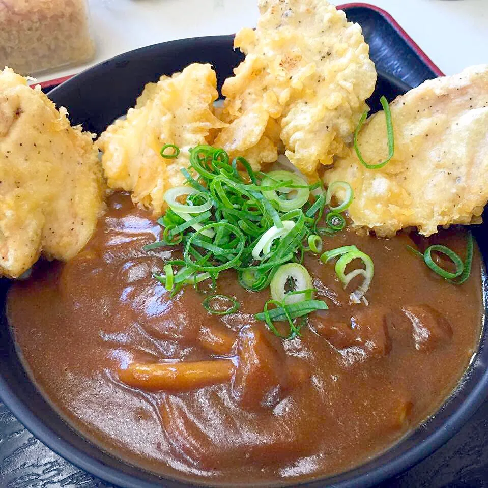 とり天カレーうどん！|Food is lifeさん