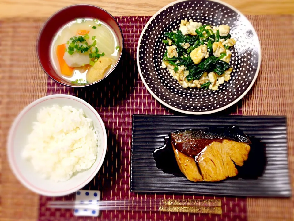 鰤の照焼き＊11/7|ゆきぼぅさん