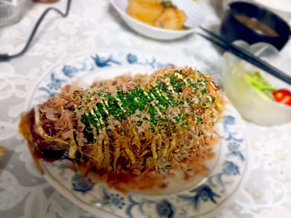 Snapdishの料理写真:もやしのとんぺい焼き♪|Hitomiさん