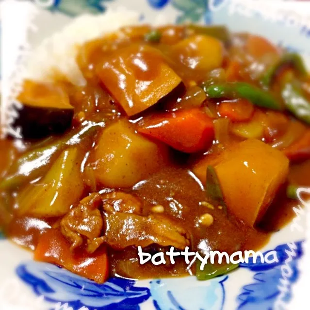 野菜ごろごろ〜batty家のカレー♡|ばってぃーまま＠♪さん