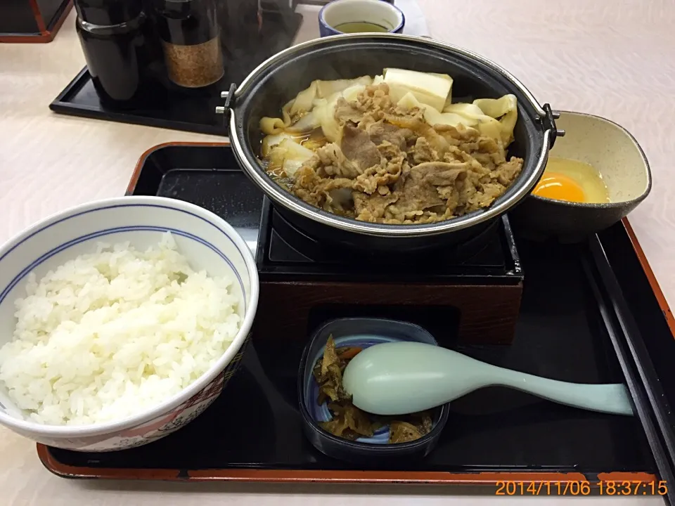 吉野家 復活 すき焼き御膳|hiramukiさん