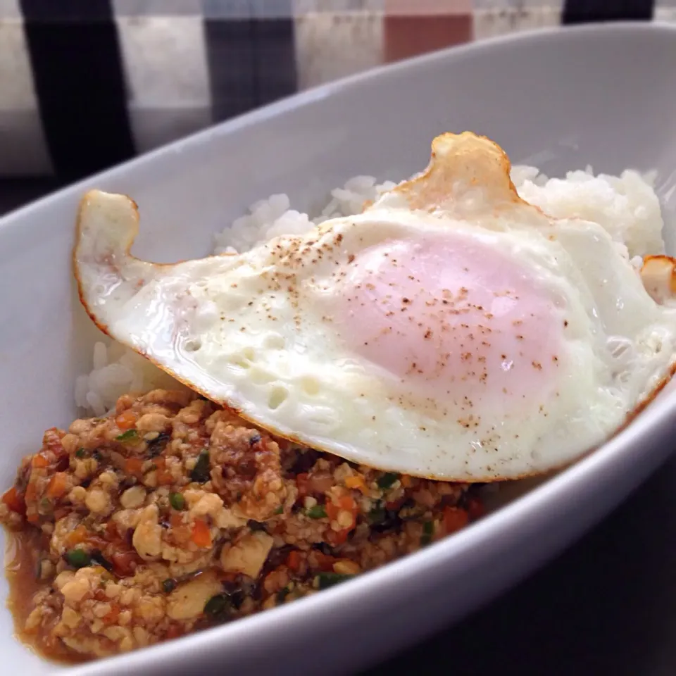 【アカン飯フェス継続中】本日の朝ごはんは、ワッ風豆腐でガッパーオ風…肉は入ってませんのよ(´･Д･)」|koji toyodaさん