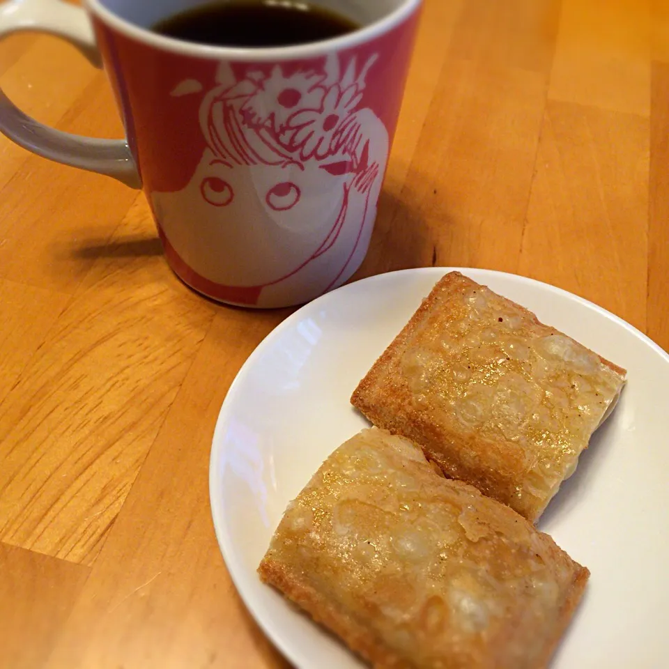 アップルパイ 焼き芋 コーヒー|さるさん