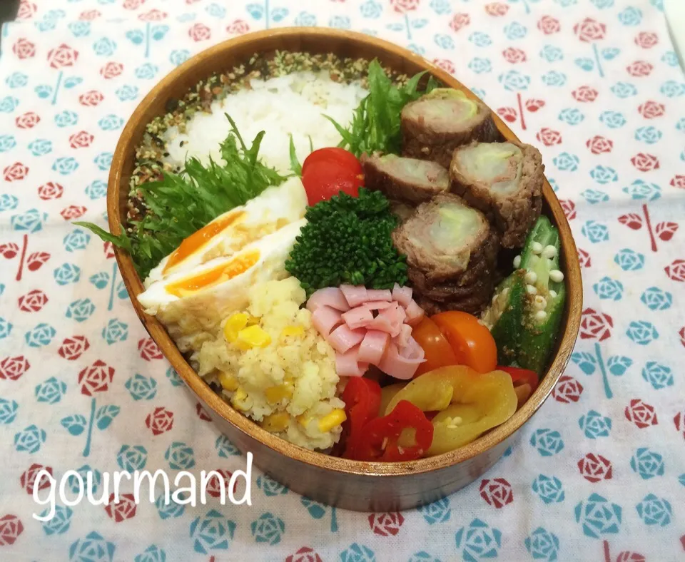 Snapdishの料理写真:2014.11.7 息子お弁当♪|プーティさん