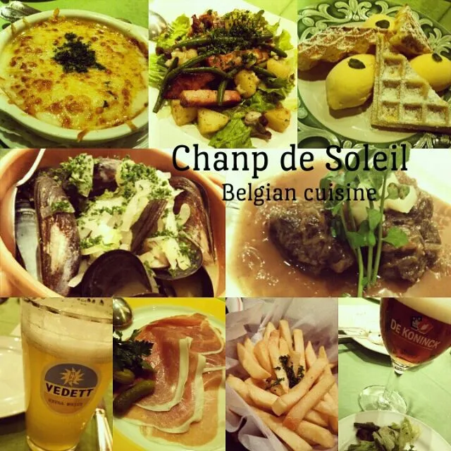 昨日は神田にあるベルギー料理のお店、Champ de soleildに行ってきました。
初めて食べるベルギー料理に心ワクワク((((oﾟ▽ﾟ)o))) 
全部美味しかったぁ♡|Kashimanakitchenさん