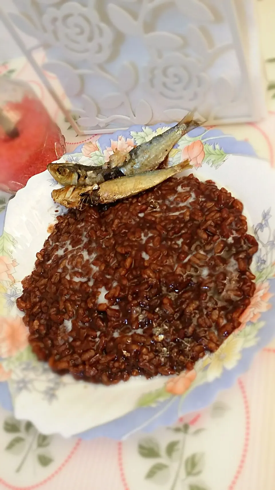 "Champorado with tuyo" for breakfast!|Kayle Quilalaさん