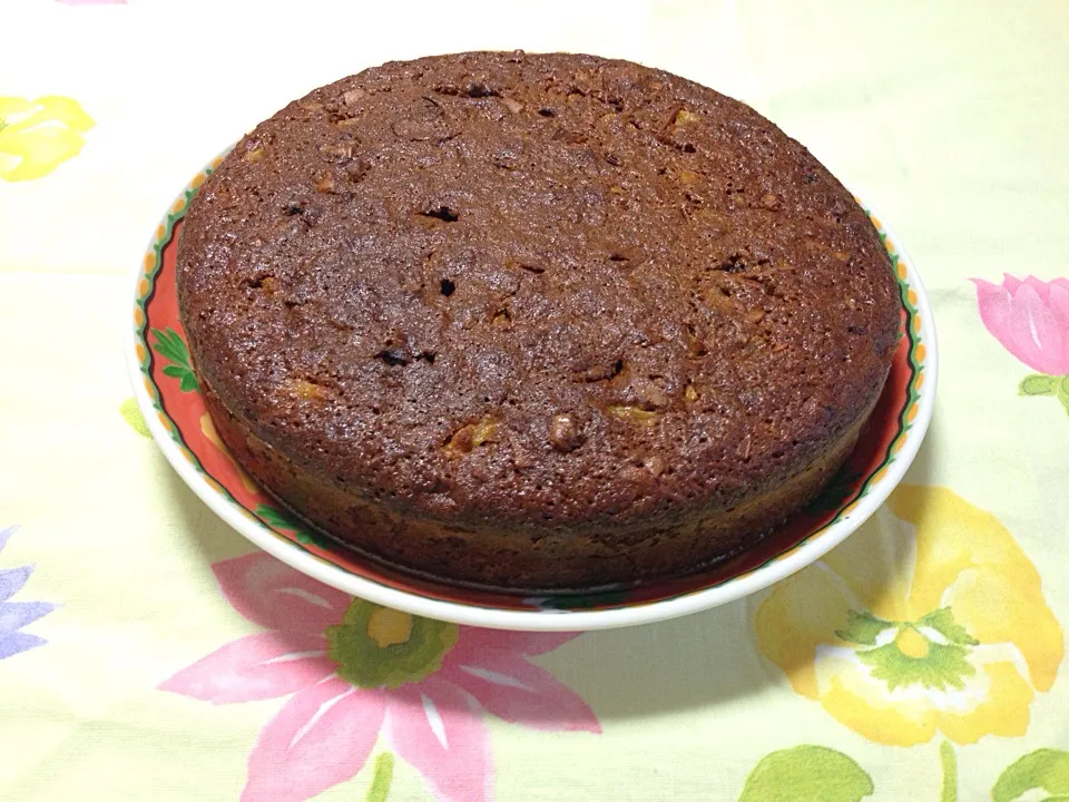 Bolo de cenoura com nozes, abacaxi e coco|jenniferさん