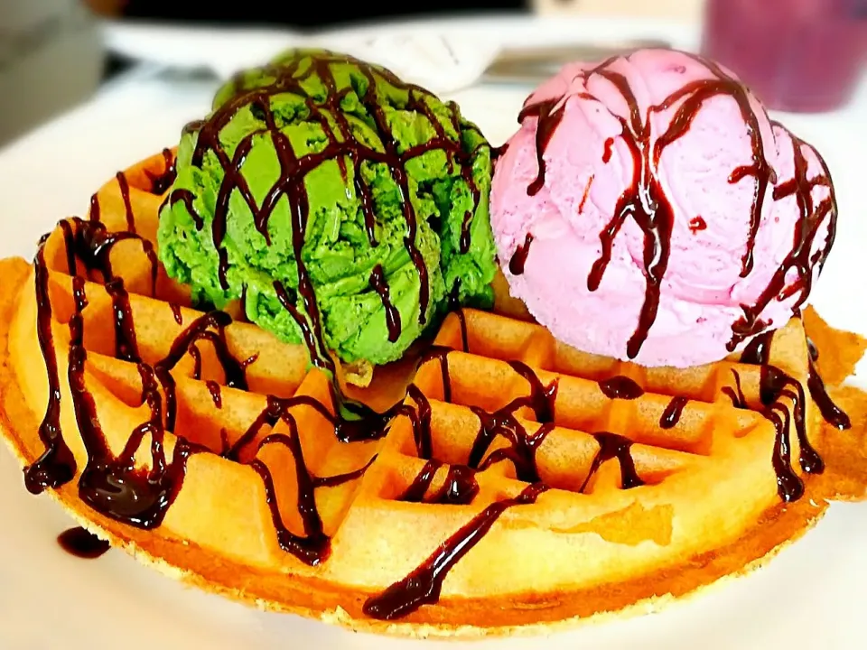 ice cream waffle...|princessjoさん