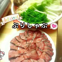 Snapdishの料理写真:ぶりしゃぶ|ebichu117さん