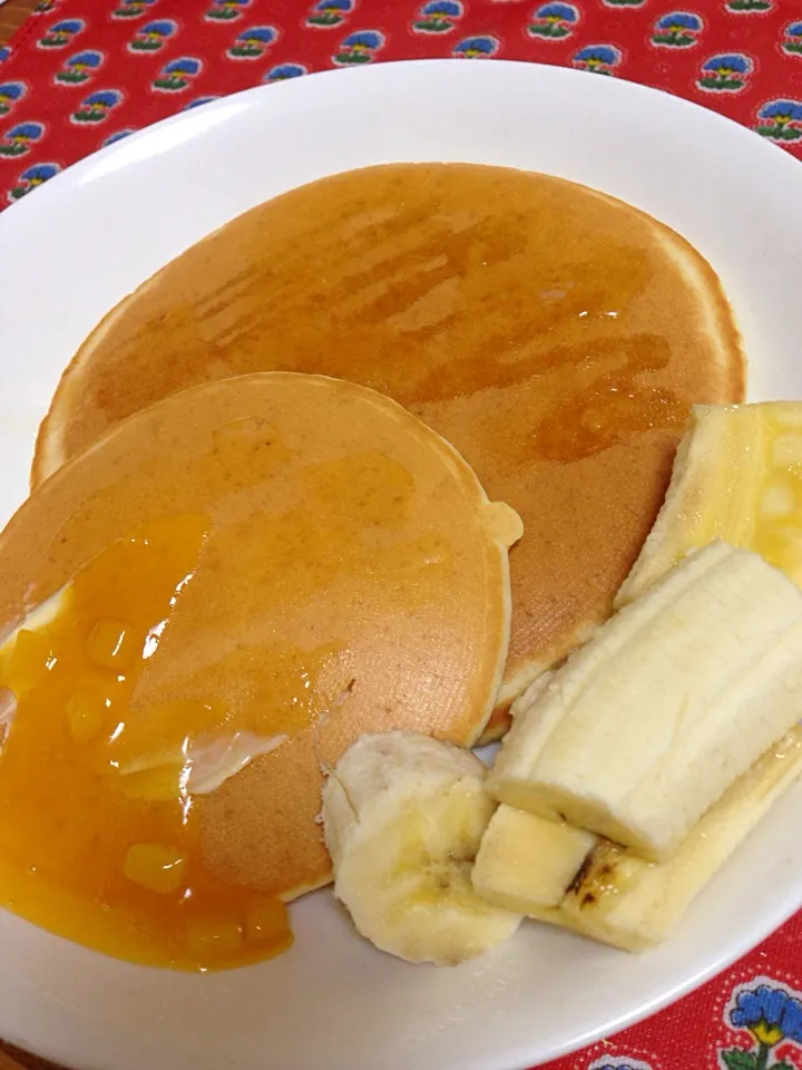 朝ごはん＊ホットケーキ|だまんさん