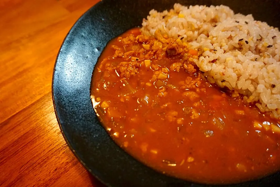 挽肉カレー|たこさん