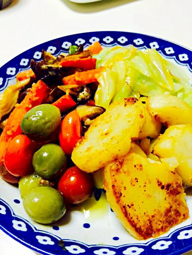 野菜のバターレモン塩ソテー|vege食堂さん