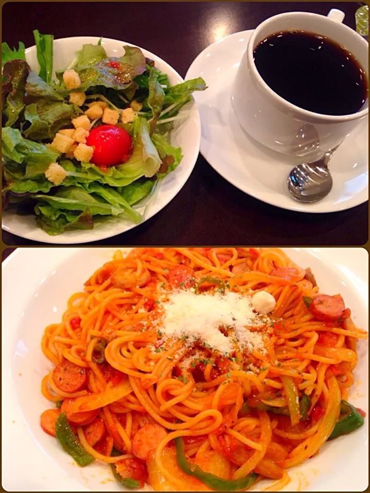 Snapdishの料理写真:ワンコインランチ🍝＠Live Cafe Jammin'|マニラ男さん