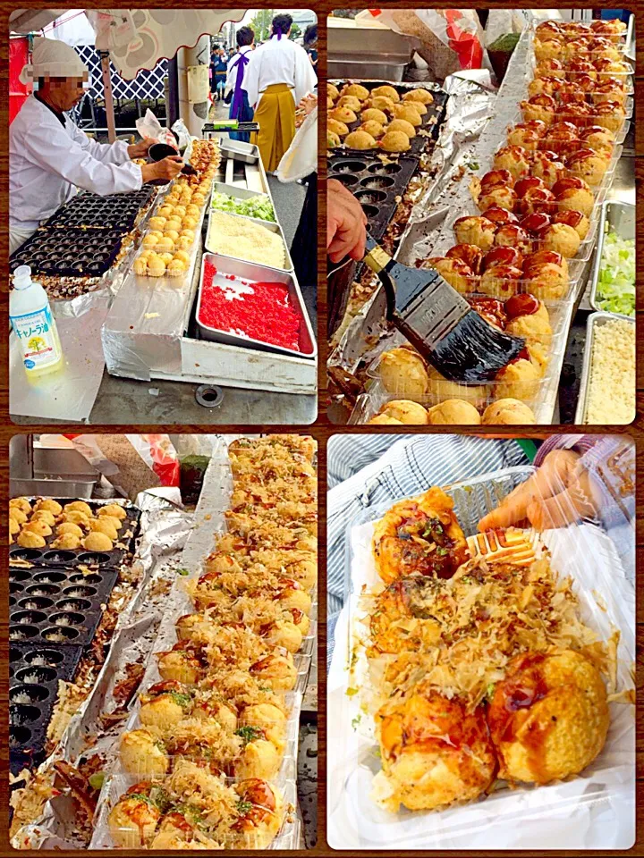 大磯宿場町まつり『たこ焼き』|風流料理人さん