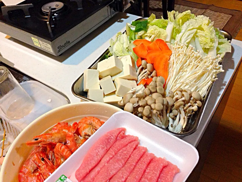 Snapdishの料理写真:Preparing for 'Nabe☆♪|viviさん