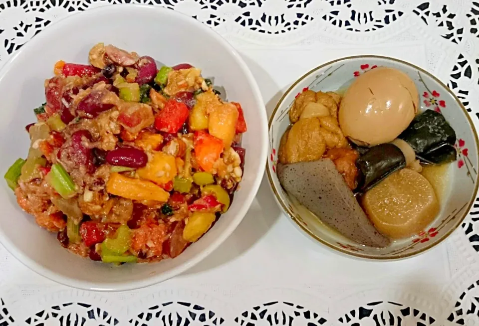 Snapdishの料理写真:salad &oden*|sanaさん