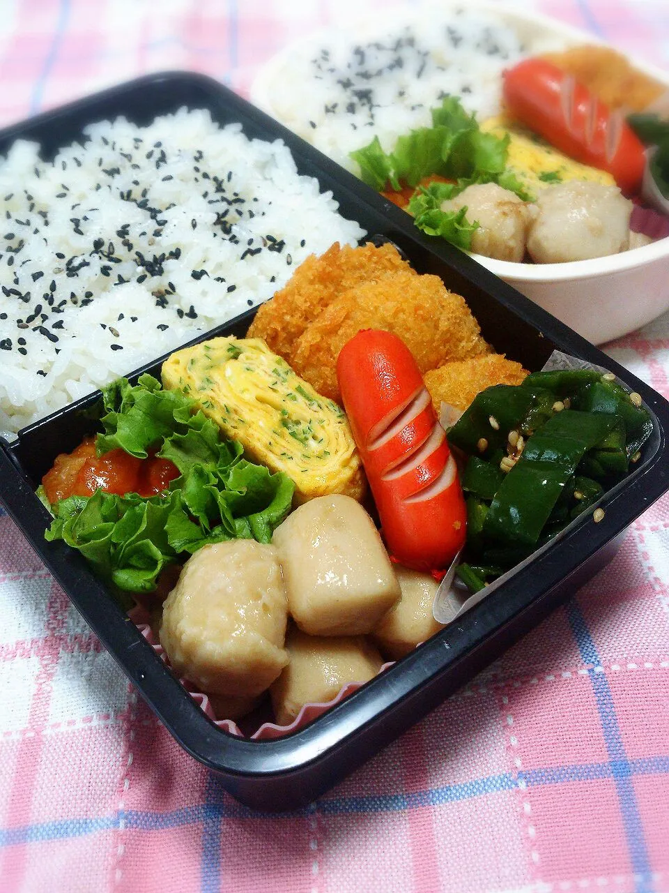 Snapdishの料理写真:2014.11.10 男子高校生弁当|yukiさん