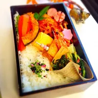 Snapdishの料理写真:➰  次男のお弁当  ➰|チャラりんピックさん