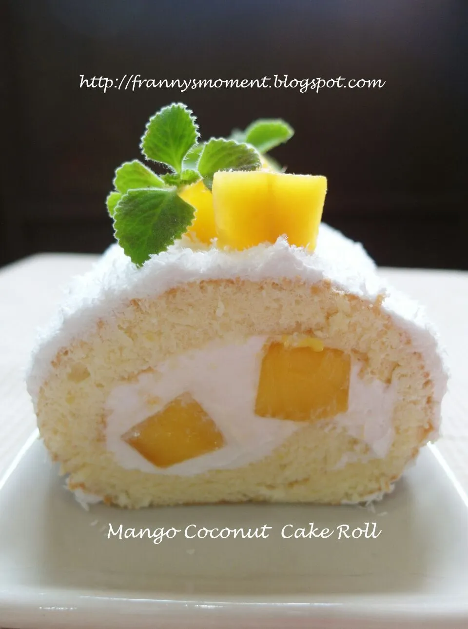 mango coconut cake roll|Frannyさん