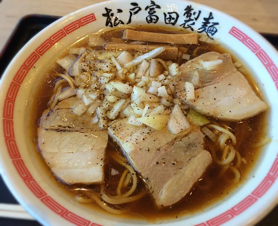 松戸富田製麺  竹岡式ラーメン|qtyucoさん