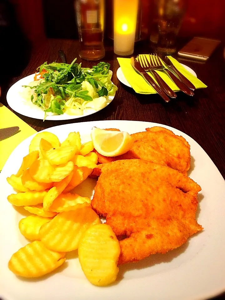 Chicken schnitzel|erisさん