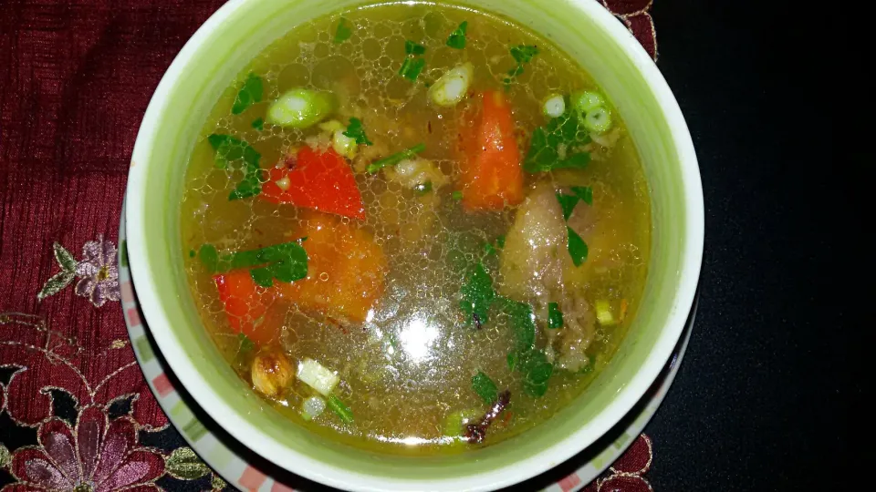 sop iga home made for dinner|adie mulyadiさん