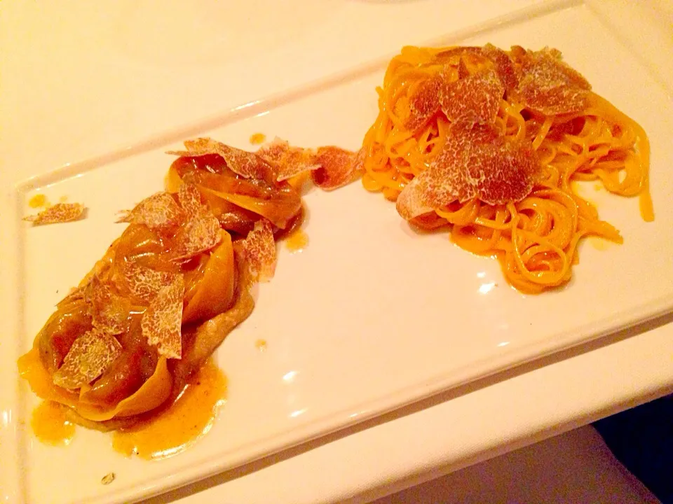 White Truffle with Ravioli and Tagliolini|Seri Okunoさん