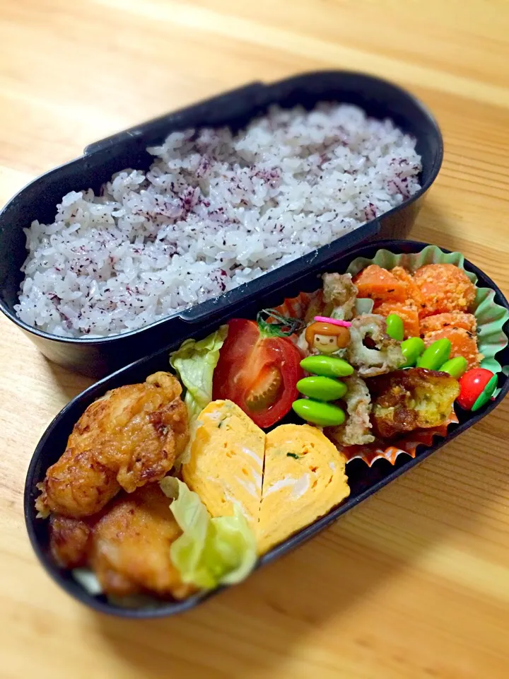 Snapdishの料理写真:本日の旦那様弁当♡|らぃさん