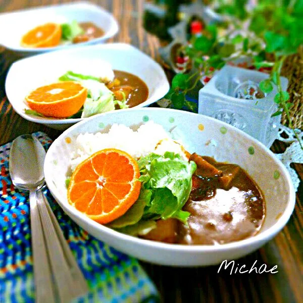 朝カレー♪(*^^*)|michaeさん