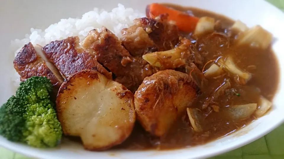 チキンパリパリカレー♡|えびぱんさん