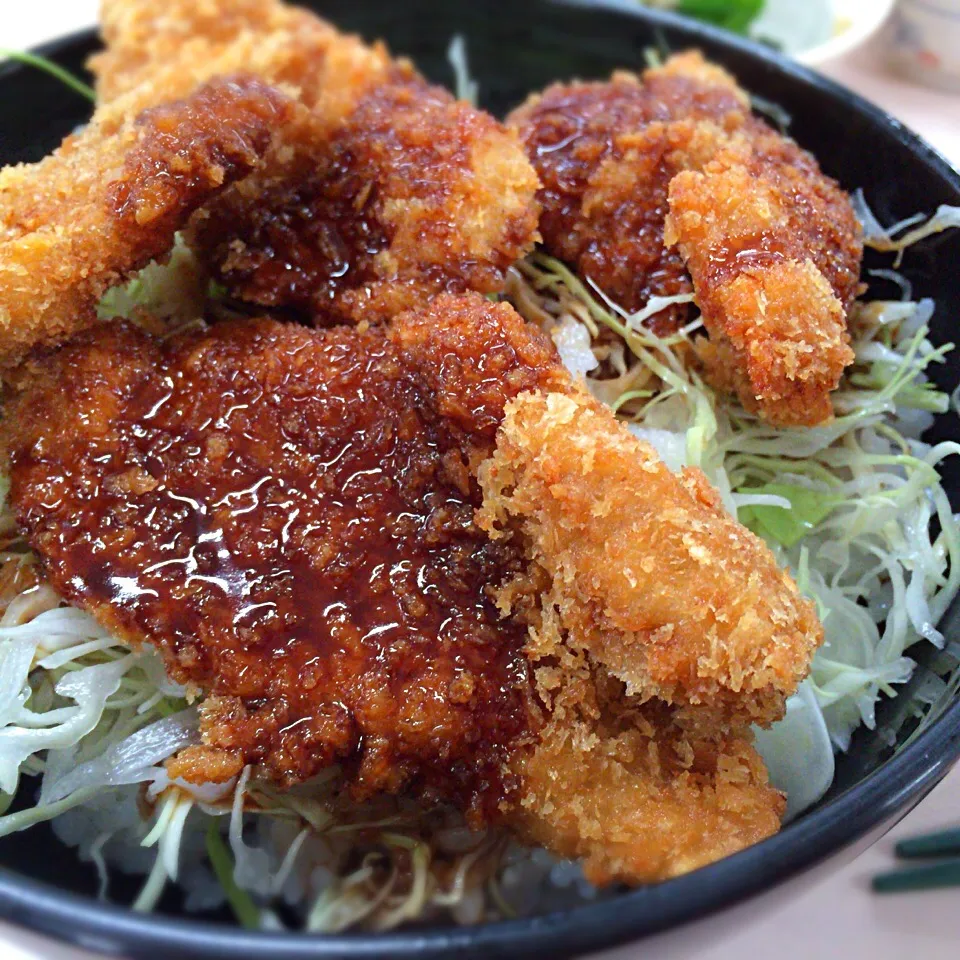 ソースカツ丼|さるさん