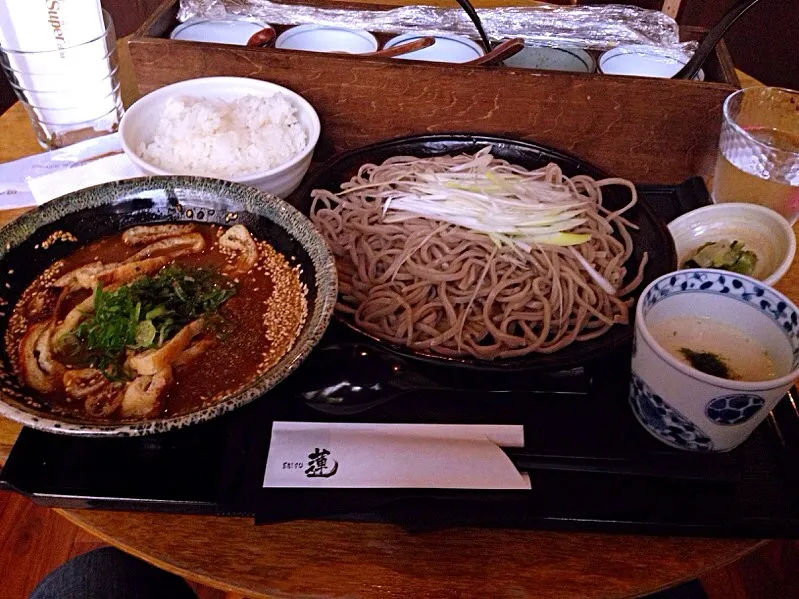 カレーそばと、とろろご飯|chan mitsuさん