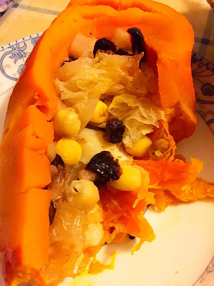 Snapdishの料理写真:steamed pumpkin|iminnieさん